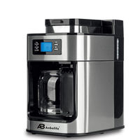 Cafetera de Goteo Anbolife con Molinillo, 1.2L, 10 Tazas, 1050W, Programable 24H, Pantalla LCD, Moli y Prepara, Contenedor de Granos de 60g, CETL, OEM, ODM