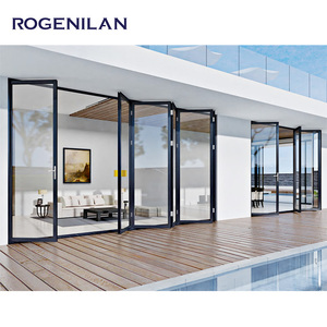 ROGENILAN Precio de Fábrica Puerta y Ventana Plegable/Colapsable de Aluminio y Vidrio Templado Alutech 3/3.6/2.7/2.4/metros - Product Image 2