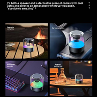 Haute qualité Pulse BT Subwoofer étanche ambiant rvb LED lumières Portable Mini extérieur usage domestique fort son de basse