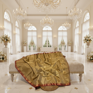 Blusa de Sari de Algodón Tejido ENT de Akshay Sharma, Ecológica, de Secado Rápido, Ligera, Teñida en Color Liso, Vestido de Novia para Niñas y Mujeres - Product Image 2