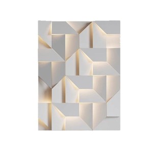 Lámpara de pared minimalista moderna, iluminación Led de diseño geométrico para sala de estar, dormitorio, pasillo, accesorio decorativo E27, ahorro de energía - Product Image 5