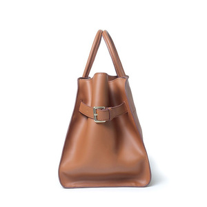 Nuevo Bolso <span class=keywords><strong>Tote</strong></span> de Gran Capacidad en Piel de Vaca Bolso de Lujo de Cuero Genuino para Mujer de Negocios Estilo Boston Vintage de Alta Calidad - Product Image 4