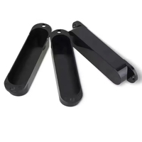 Couvre-sondes de guitare électriques en plastique noir durable à bobine simple, modèle YS-PC03-BK, pour pièces de guitare électrique