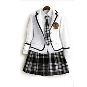 Uniformes Escolares de Moda al por Mayor para Niños y Niñas, Camisa Blanca y Pantalones - Product Image 4