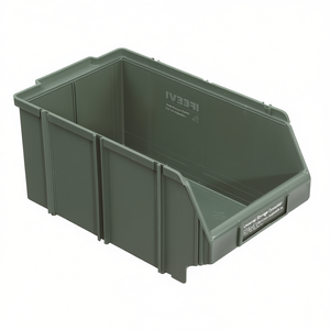 Fervi Universal <b>Storage</b> Container Medium Size Stackable Bin For <b>Tool</b> Organization - Product Image 2