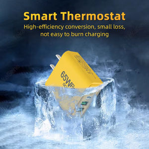 <span class=keywords><strong>Cargador</strong></span> de viaje personalizable multifunción 65W PD de carga rápida 2 USB-C y 2 USB-A enchufe EE. UU. UE Reino Unido <span class=keywords><strong>para</strong></span> teléfono - Product Image 5