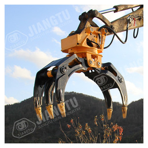 JT Forestry ใช้หัวจับไม้แบบ 3+2 กรงเล็บ สำหรับจับไม้และหิน พร้อมระบบหมุนได้ สำหรับรถขุด - Product Image 3