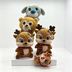 Customized <b>Cute</b> Cartoon <b>Bear</b> Plush Pillow with Embroidered Design Stress Relief Toy for Festive Use - Product Image 1