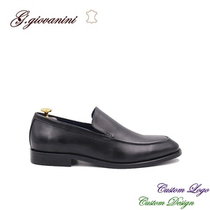 Chaussures habillées en cuir noir de luxe de haute qualité, personnalisables avec logo et design sur mesure, pour hommes professionnels, idéales pour le bureau et les mariages. - Product Image 2