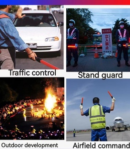 Có thể sạc lại LED cảnh báo giao thông ánh sáng Stick-road an toàn nhấp nháy Torch cho điều khiển giao thông - Product Image 5