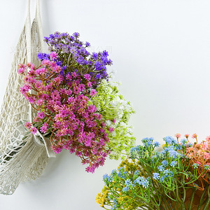 Fleurs artificielles ciel étoilé simulé, 29 cm de haut, style naturel, pour décoration de mariage et de maison, en plastique réutilisable - Product Image 2