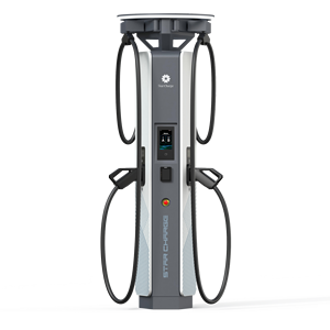 สถานีชาร์จรถยนต์ไฟฟ้ากระแสตรงกำลังสูงใหม่ >100kW รุ่น Starcharge Aries ชาร์จเร็วสำหรับรถยนต์ไฟฟ้า NACS CCS2 อุปกรณ์ ODM - Product Image 2