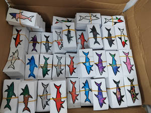 226 autocollants 3D étanches Paul Et Shark pour la décoration de tablettes, téléphones portables, réfrigérateurs, bagages, CP Jul Omerta Vrunk Shark Sticker - Product Image 6