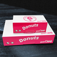 Boîtes d'Emballage Personnalisées avec Logo, Écologiques et Aptes au Contact Alimentaire pour Gâteaux, Biscuits, Pains, Pâtisseries, Donuts et Macarons