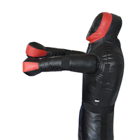 Dummy de lutte en cuir PU non rembourré pour l'entraînement au Jiu-Jitsu brésilien, au MMA et au Judo