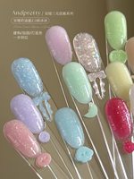 ANDPRETTY Kit de 15 Gels à Ongles Scintillants Multicolores 2026 Nouvelle Collection Haute Qualité Sans HEMA ni TPO Non Toxique Gel UV Bouteille Écologique