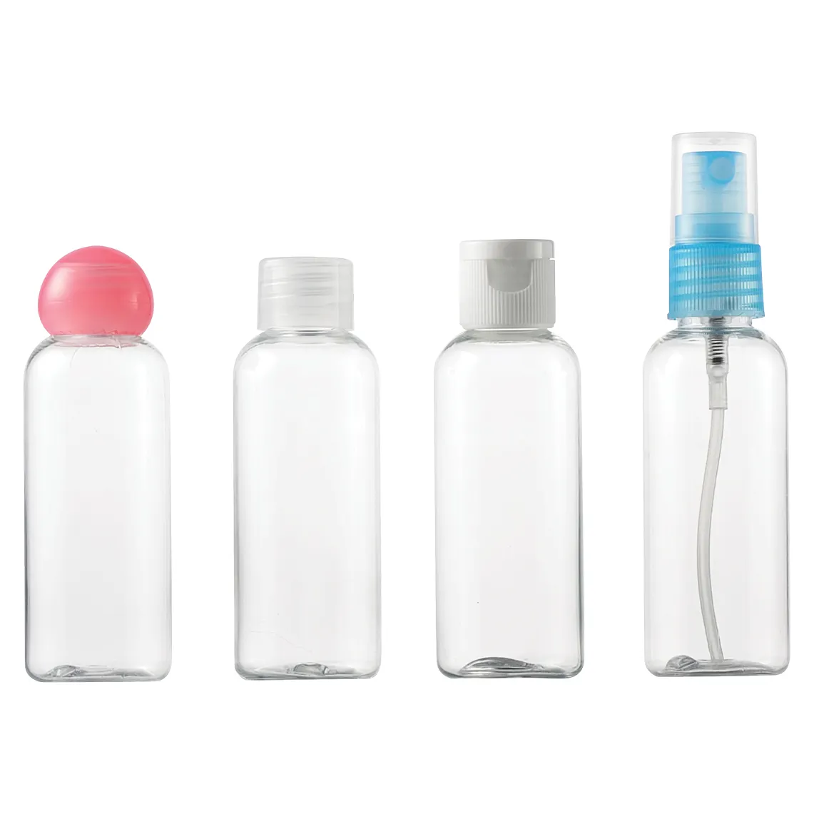 Ningbo Flessen Cosmetische Flessen Productie Van 50Ml Plastic Huisdier Lege Plastic Zeefdruk Schroefdop Verstrekt Vrij Niet Morsen