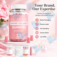 Gummies de Collagène Marin au Glutathion pour l'Éclat de la Peau et le Soutien Esthétique 3000mg Vitamines Gélifiées Marque Privée OEM