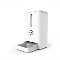 Distributeur automatique intelligent pour animaux de compagnie, grande capacité 5L, avec minuterie et contrôle des portions, activation à distance et vocale pour chats et chiens