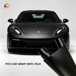 Film de protection pour voiture CARLAS 1,52*16,5m en PVC, super brillant / givré / noir mat, film vinyle pour carrosserie, adapté à tous les modèles de véhicules - Product Image 1