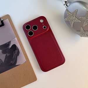 Coque magnétique en cuir texturé pour iPhone 17, coque rigide antichoc à bords souples et texture litchi pour iPhone 16 Pro Max, 15, 14 - Product Image 4