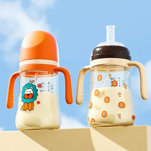 Botol susu bayi tidak dapat dipecahkan bebas BPA botol susu bayi bayi dengan dot payudara