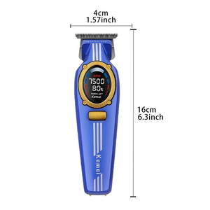 केमेई Km-1685 2000 माह रिचार्जेबल दाढ़ी शेवर मैटलर्जी पाउडर सिरेमिक ब्लेड 9000 आरपीएम 7 स्पीड सभी धातु शरीर के बाल ट्रिमर - Product Image 2