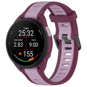 <span class=keywords><strong>Correa</strong></span> de silicona bicolor para <span class=keywords><strong>reloj</strong></span> <span class=keywords><strong>Garmin</strong></span> Forerunner 165 265 255 Vivoactive 3 4 5 <span class=keywords><strong>Venu</strong></span> 2 <span class=keywords><strong>SQ</strong></span> 3 3S de 18mm, 20mm y 22mm - Product Image 2