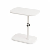 Table élévatrice réglable en gros avec plateau MDF, pliable et mobile, 5 couleurs, structure en acier pour réception, hall d'attente et zone de service