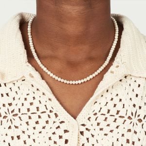Collier de perles Yueli avec fermoir en or 18 carats, bijoux pour femmes à porter au quotidien - Product Image 4
