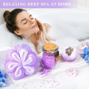 Set Regalo per la Cura della Persona Femminile alla Lavanda - 9 Pezzi per Compleanno, Natale, Pronta Guarigione e Occasioni di Pensiero per Lei - Product Image 6
