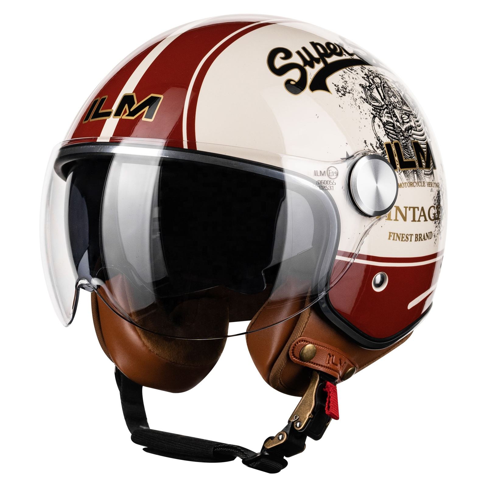 ILM B120 Open Face Helmet High Quality DOT ECE Certified