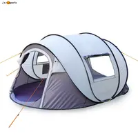 Sıcak satış 4-6 kişi taşınabilir büyük piknik su geçirmez açık kamp aile çadırı