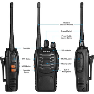 Radios Baofeng BF-888s, Walkie-Talkie de Largo Alcance, 2 Vatios, UHF, Intercomunicador, Transceptor, Radio BF 888s, Radios Bidireccionales - Product Image 2