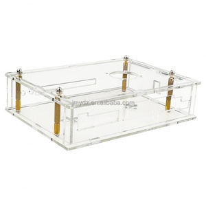 Carcasa acrílica Banana Pi R4, placa de desarrollo BPI-R4, carcasa protectora para enrutador de código abierto, se puede instalar disipador de calor - Product Image 4