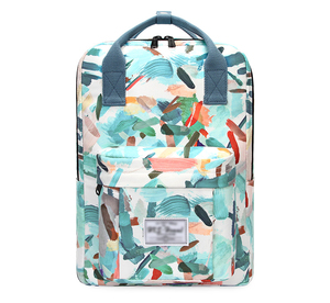 Venta caliente diseño personalizado promocional impresión completa 600D sublimación mochila escolar publicidad al aire libre mochila <span class=keywords><strong>bolsa</strong></span> de libros - Product Image 5
