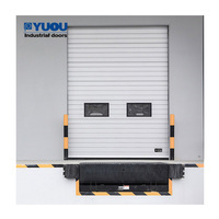 Puerta Seccional de Almacén con Motor de Seguridad, Elevación Vertical Industrial, Puerta Seccional para Muelle