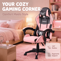 Chaise de jeu AOR en tissu PVC, mousse et structure en aluminium, design pivotant et réglable en hauteur pour un confort prolongé lors de la tenue assise, utilisation à domicile ou au bureau