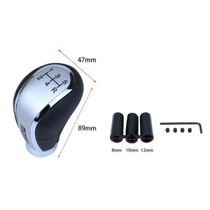 5-speed General Motors Shift <b>Knob</b> M12 for Manual Transmission Leather <b>Knob</b> Shift Lever - Product Image 2