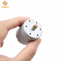Motor Mikro DC Mini Magnetik 6v 12v 24v Kecepatan Tinggi untuk Penyedot Debu/Mainan DIY/Pompa/Kipas