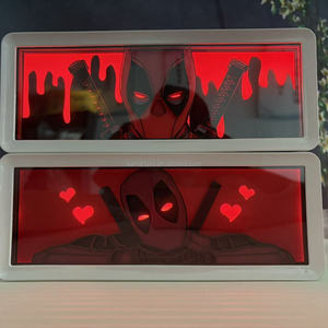 <span class=keywords><strong>Attaque</strong></span> <span class=keywords><strong>Titan</strong></span> Anime Papercut Home Decor LED Light Wall Art Peinture Artisanat en plastique avec éclairage lumineux Affiche <span class=keywords><strong>dans</strong></span> le cadre - Product Image 5