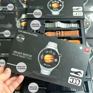 Smartwatch D25 <span class=keywords><strong>Watch</strong></span> <span class=keywords><strong>4</strong></span> <span class=keywords><strong>Pro</strong></span> con 3 Cinturini, Design in Silicone, Resistente all'Acqua IP67, Chiamate Wireless, Display IPS, Monitoraggio del Sonno - Product Image 4