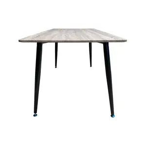 制造商家居家具免费样品家具套装中密度纤维板顶部山毛榉腿中密度纤维板木椅餐桌