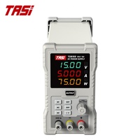 Alimentation électrique CC réglable TASI TDB155 15V 5A 75W, simple sortie, pour maintenance électronique, interface USB RS232, usage industriel, entrée 110V