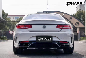 Nuovo Kit di Conversione Carrozzeria per <span class=keywords><strong>C217</strong></span> S Coupé 2015-2018, Aggiornamento a S63/S65 AMG, Paraurti Anteriori/Posteriori e Griglia, Montaggio a Bullone - Product Image 4