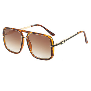 Lunettes de soleil vintage 2025 personnalisées avec logo, monture large en alliage pour hommes et femmes, protection UV400, double pont, style pilote carré, idéales pour la conduite - Product Image 3