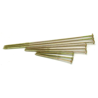 Heavy Duty Class 10 Carbon Steel Zinc Plated Flat Head Inch Metric Torx Structural Timber Wood Screw for Construction Roof Truss