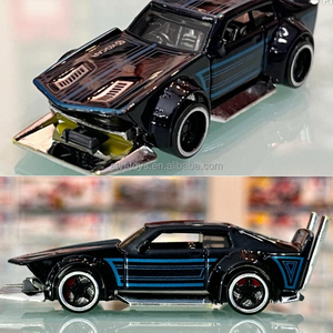 รถสปอร์ตวินเทจแบบเลื่อนได้ของเล่นรถแข่งโบราณ1:64โมเดลรถแข่งโลหะ - Product Image 4