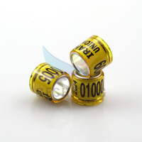 Geshifeng 8mm 10mm 12mm Bandes de pied de colombe Anneaux de pigeon voyageur pour fournitures de pigeon