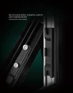 ประตูและ<span class=keywords><strong>หน้าต่าง</strong></span><span class=keywords><strong>บาน</strong></span><span class=keywords><strong>เลื่อน</strong></span>แนวนอนเคลือบสองชั้นป้องกันพายุเฮอริเคนแบบกำหนดเองทันสมัยพร้อมม่านม้วนสำหรับวิลล่าอลูมิเนียมอัลลอย - Product Image 5